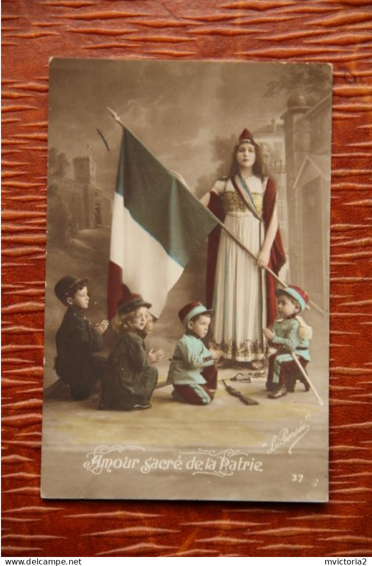 MILITARIA - Patriotique : Amour Sacré De La Patrie - Patriotic