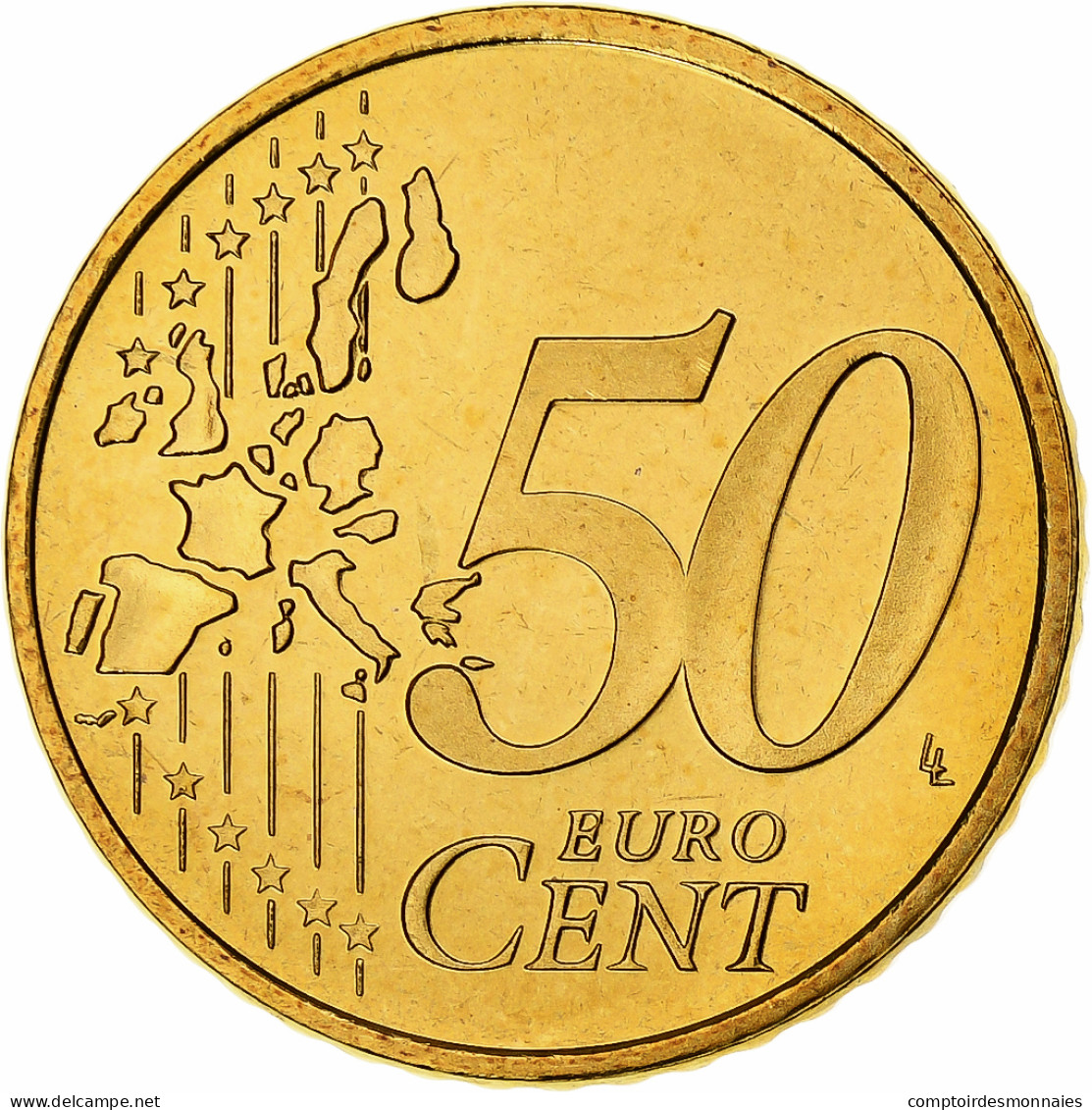 Pays-Bas, Beatrix, 50 Euro Cent, 2005, Utrecht, BU, FDC, Or Nordique, KM:238 - Pays-Bas