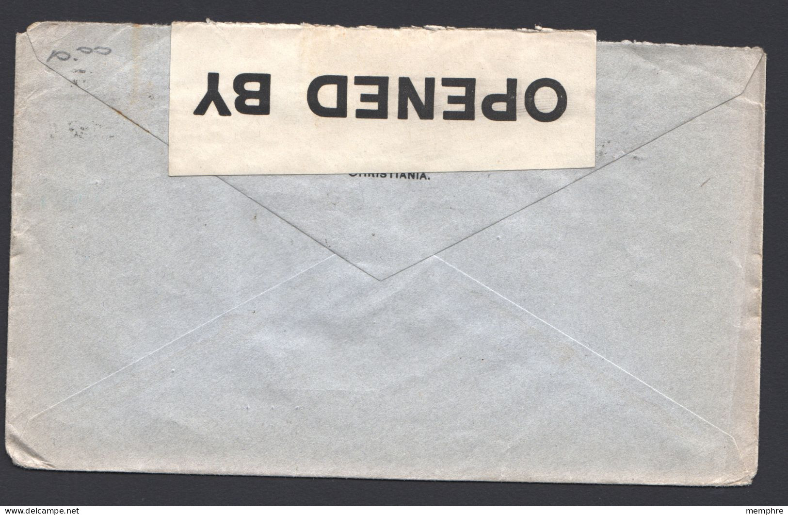 1916 Letter For USA  Via England - British Censor - Cartas & Documentos