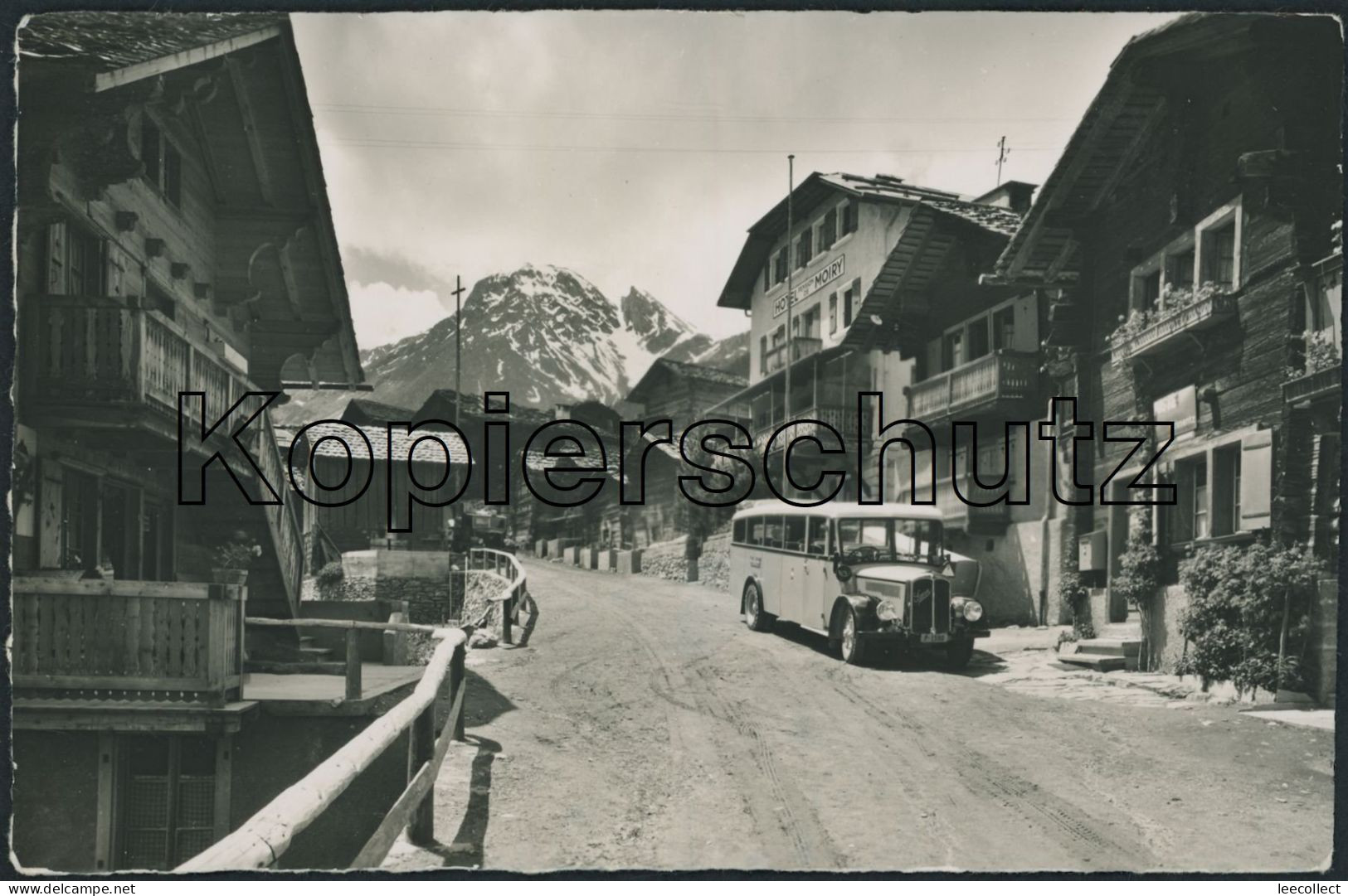 Suisse - VS Grimentz - Post - Postauto - Saurer - Grimentz