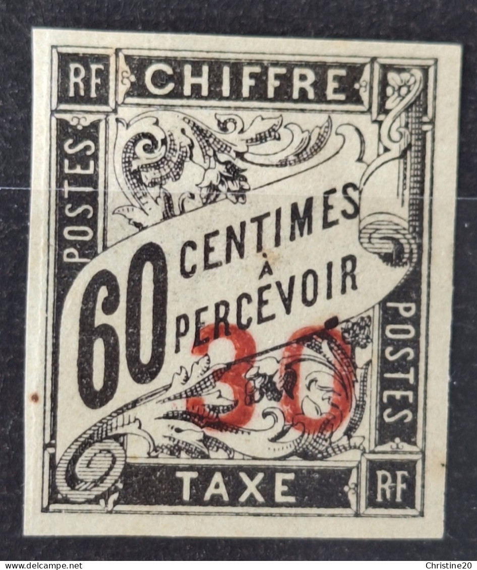 Indochine 1905 Taxe N°4 (*) TB Cote 44€ - Segnatasse