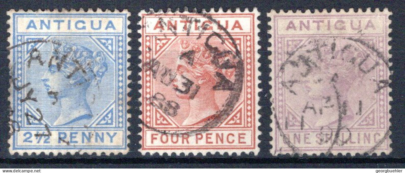 ANTIGUA, Michel No.: 13-15 USED, Cat. Value: 221€ - Other & Unclassified