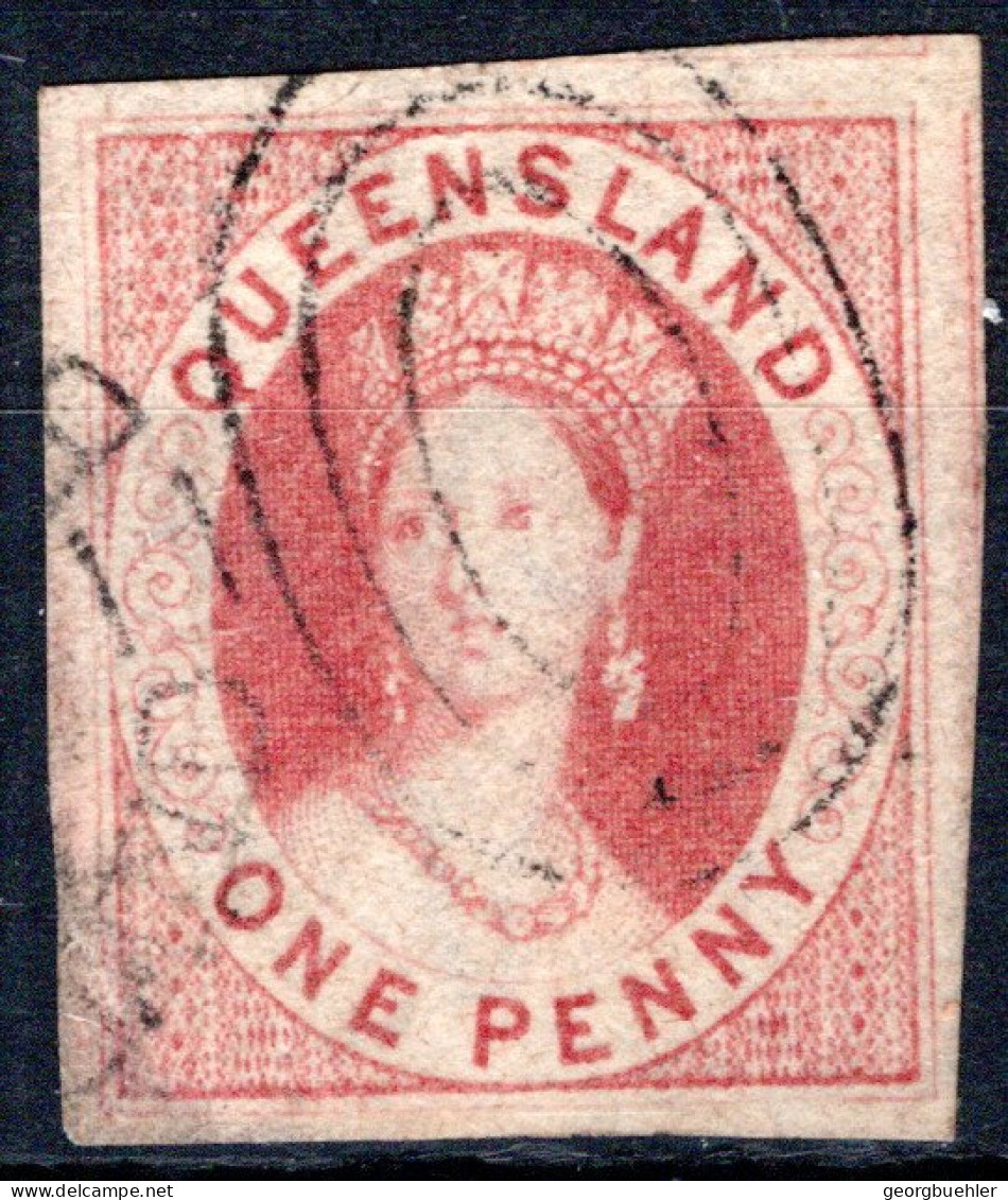 QUEENSLAND, Michel No.: 1 USED, Cat. Value: 1300€ - Other & Unclassified