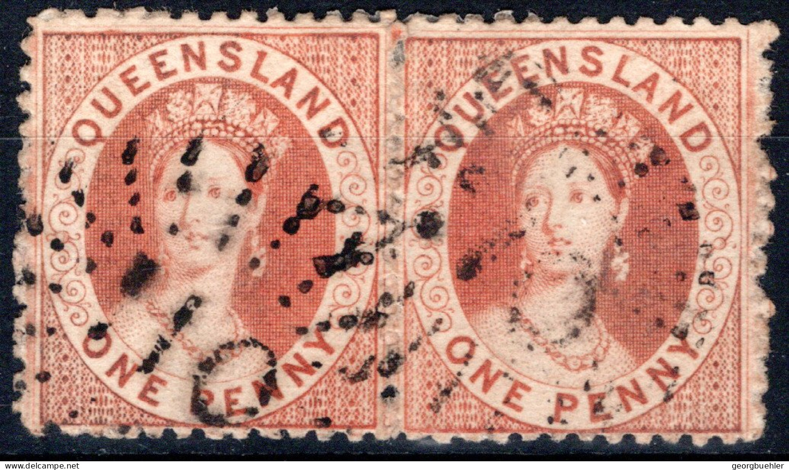 QUEENSLAND, Michel No.: 13c USED - Other & Unclassified