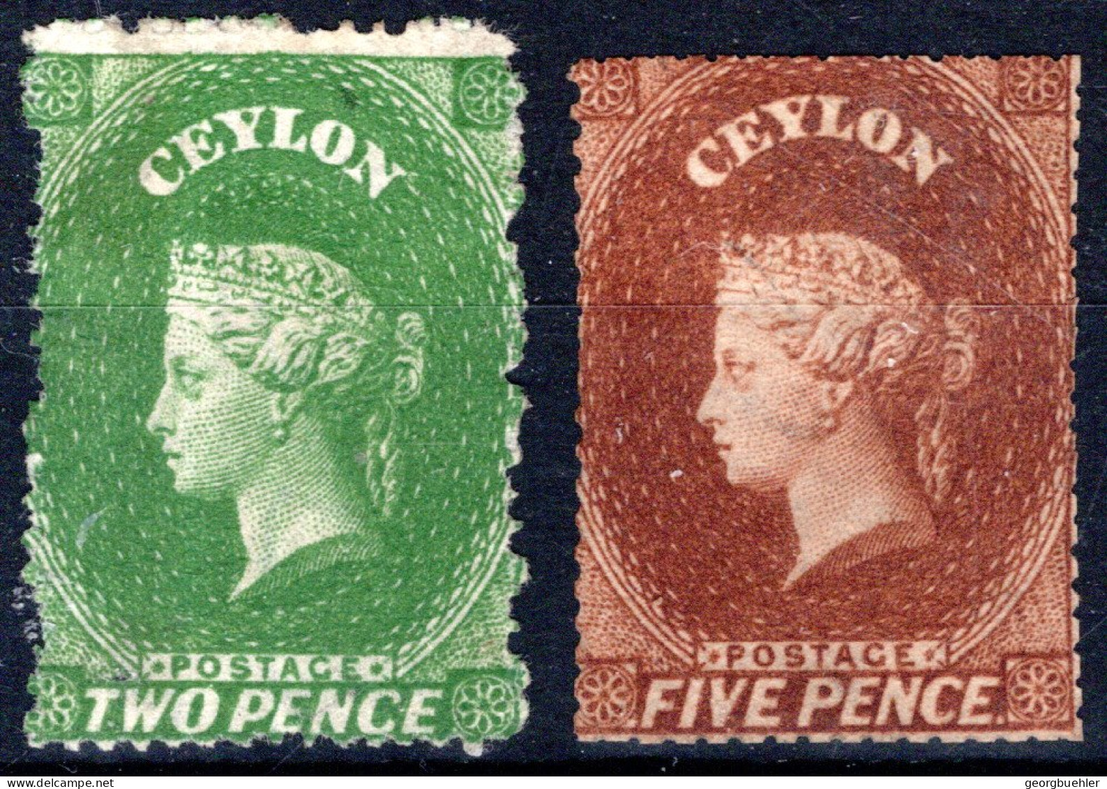 CEYLON, Michel No.: 14C MINT, Cat. Value: 340€ - Ceylon (...-1947)