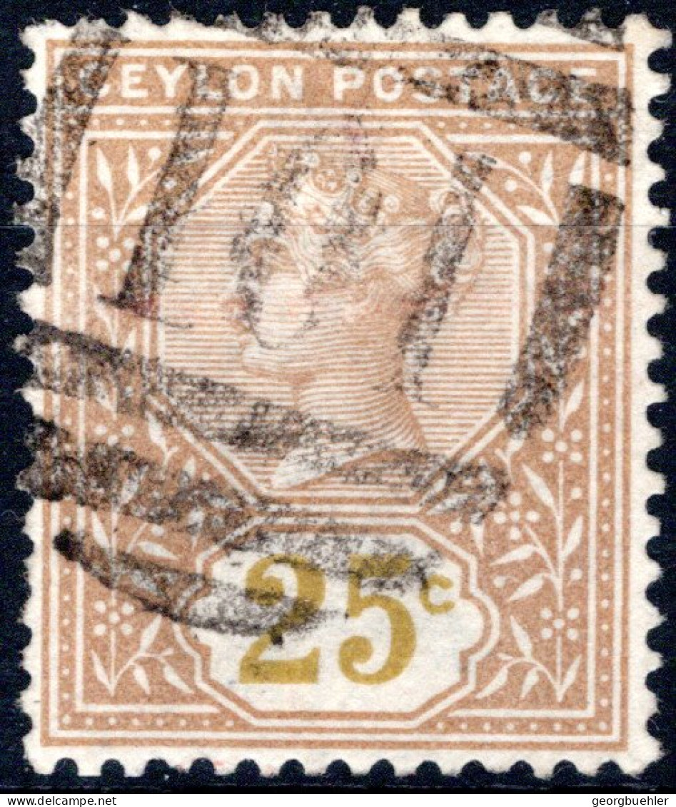 CEYLON, Michel No.: 97b USED, Cat. Value: 100€ - Ceylon (...-1947)