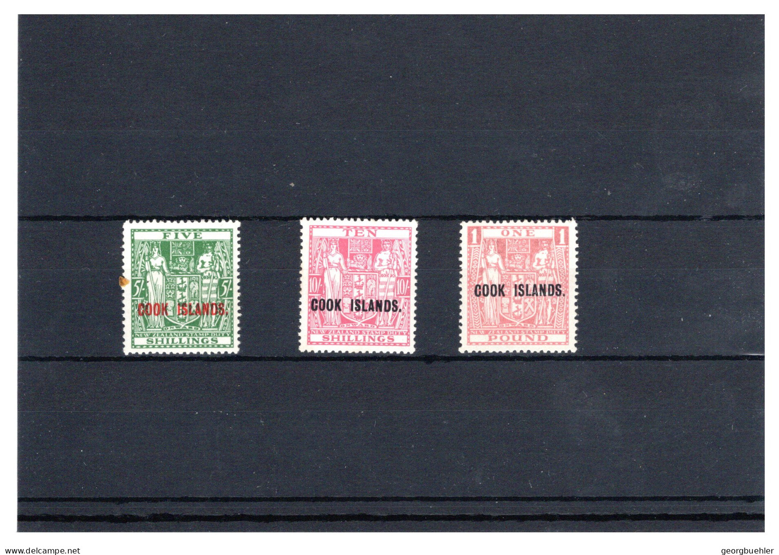 COOK-INSELN, Michel No.: 51-53 MNH, Cat. Value: 420€ - Other & Unclassified
