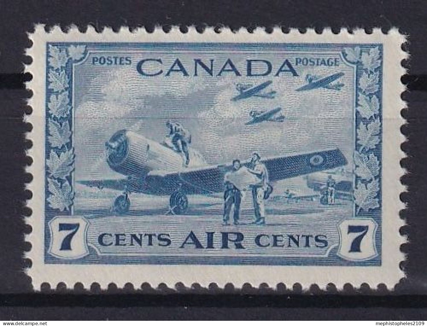 CANADA 1943 - MNH  - Sc# C8 - Air Mail - Poste Aérienne