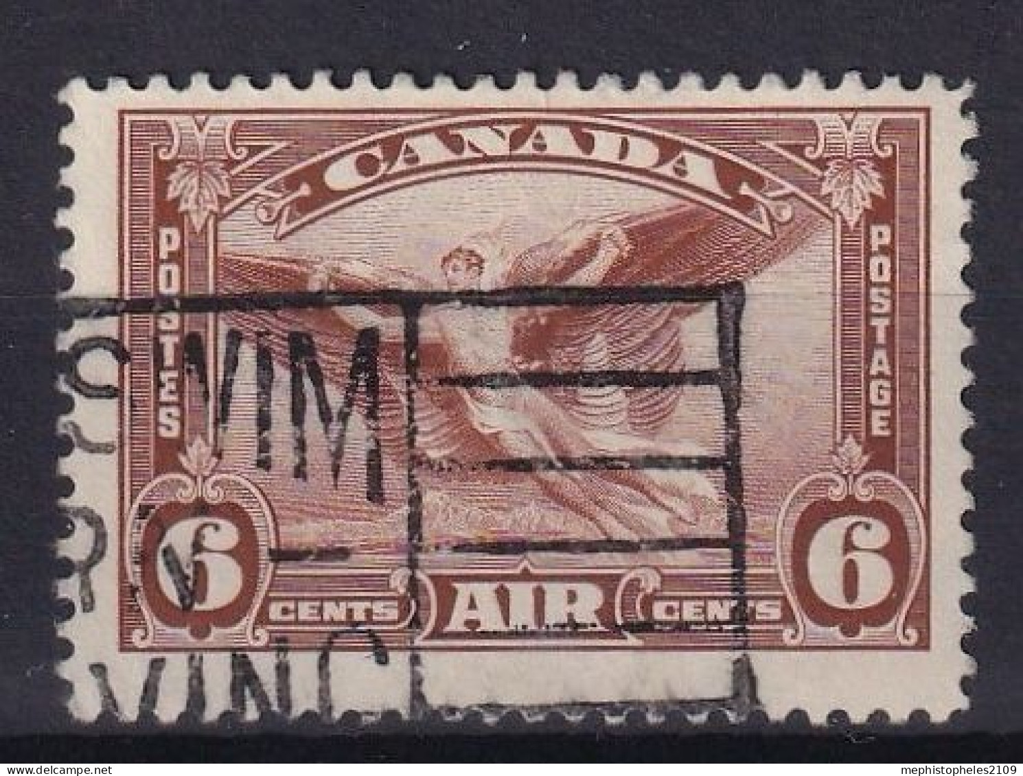 CANADA 1935 - Canceled  - Sc# C5 - Air Mail - Luftpost