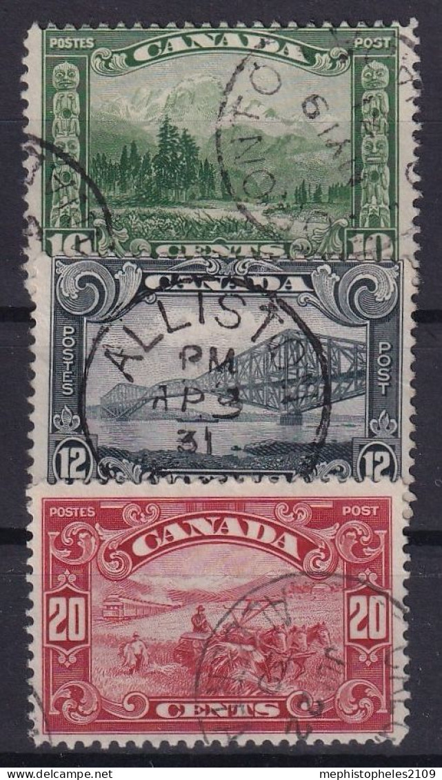 CANADA 1928/29 - Canceled - Sc# 155-157 - Gebruikt