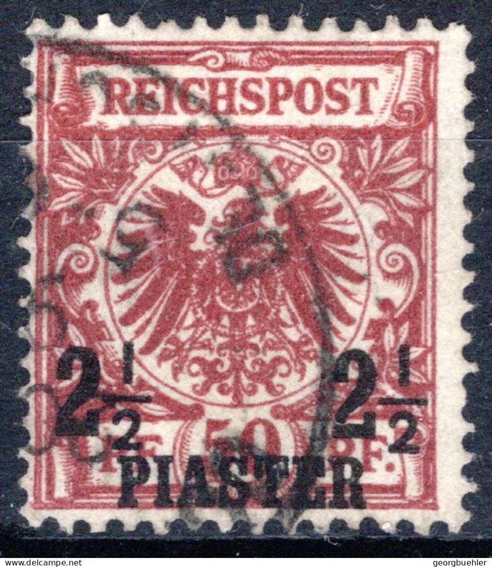 DEUTSCHE POST IN DER TÜRKEI, Michel No.: 10a USED, Cat. Value: 550€ - Turkse Rijk (kantoren)