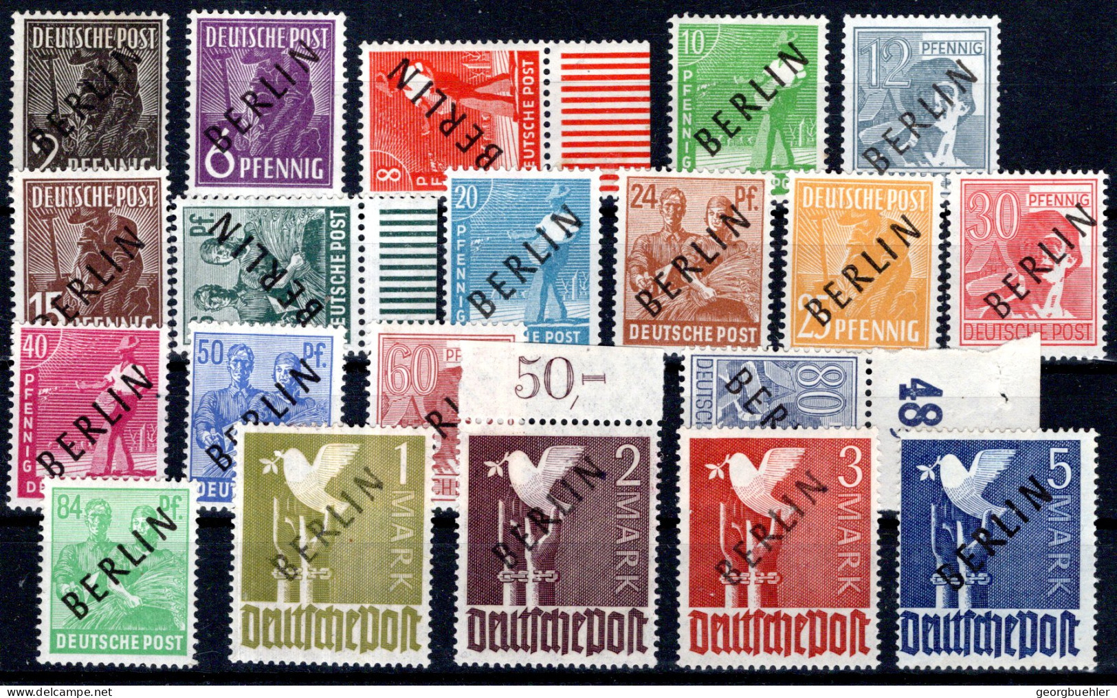 BERLIN, Michel No.: 1-20 MNH, Cat. Value: 670€ - Sonstige & Ohne Zuordnung