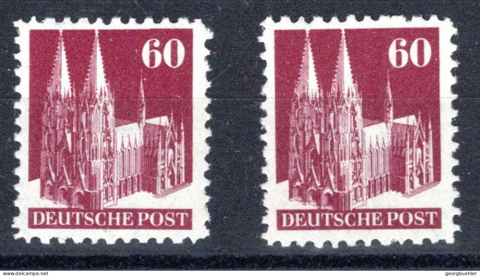 BIZONE, Michel No.: 93wg (2) MNH, Cat. Value: 200€ - Sonstige & Ohne Zuordnung