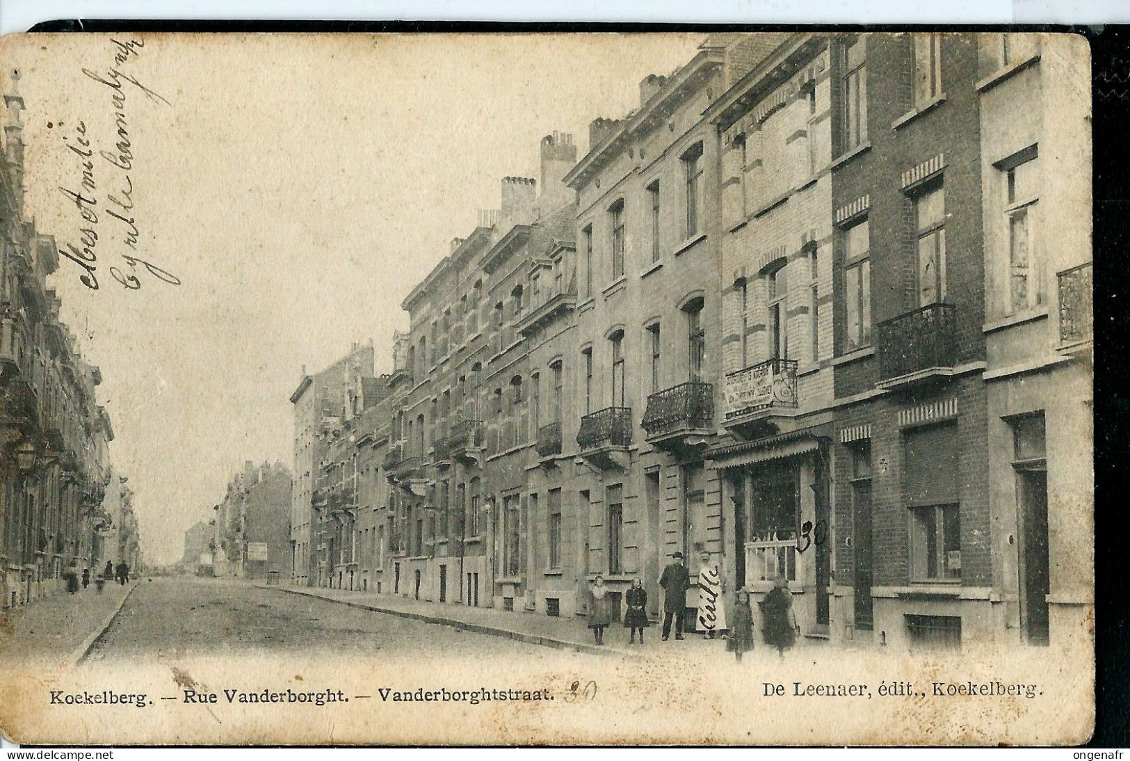 Rue Vanderborght - Obl.: 30/05/1905 - Koekelberg