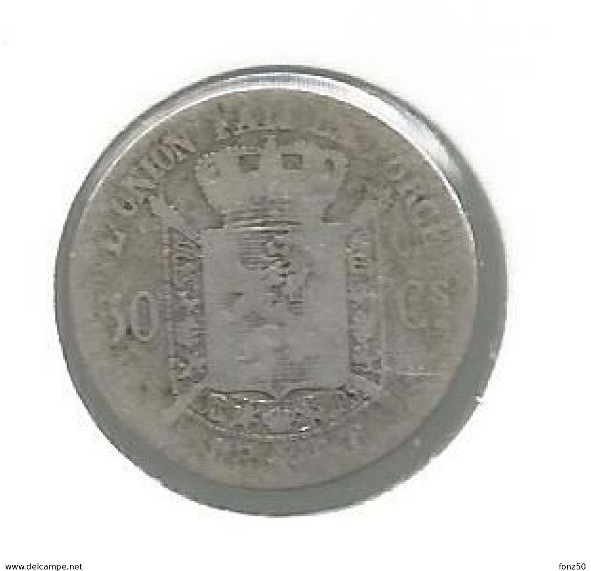 LEOPOLD II * 50 Cent 1866 Frans * Z.Fraai * Nr 12572 - 50 Centimes