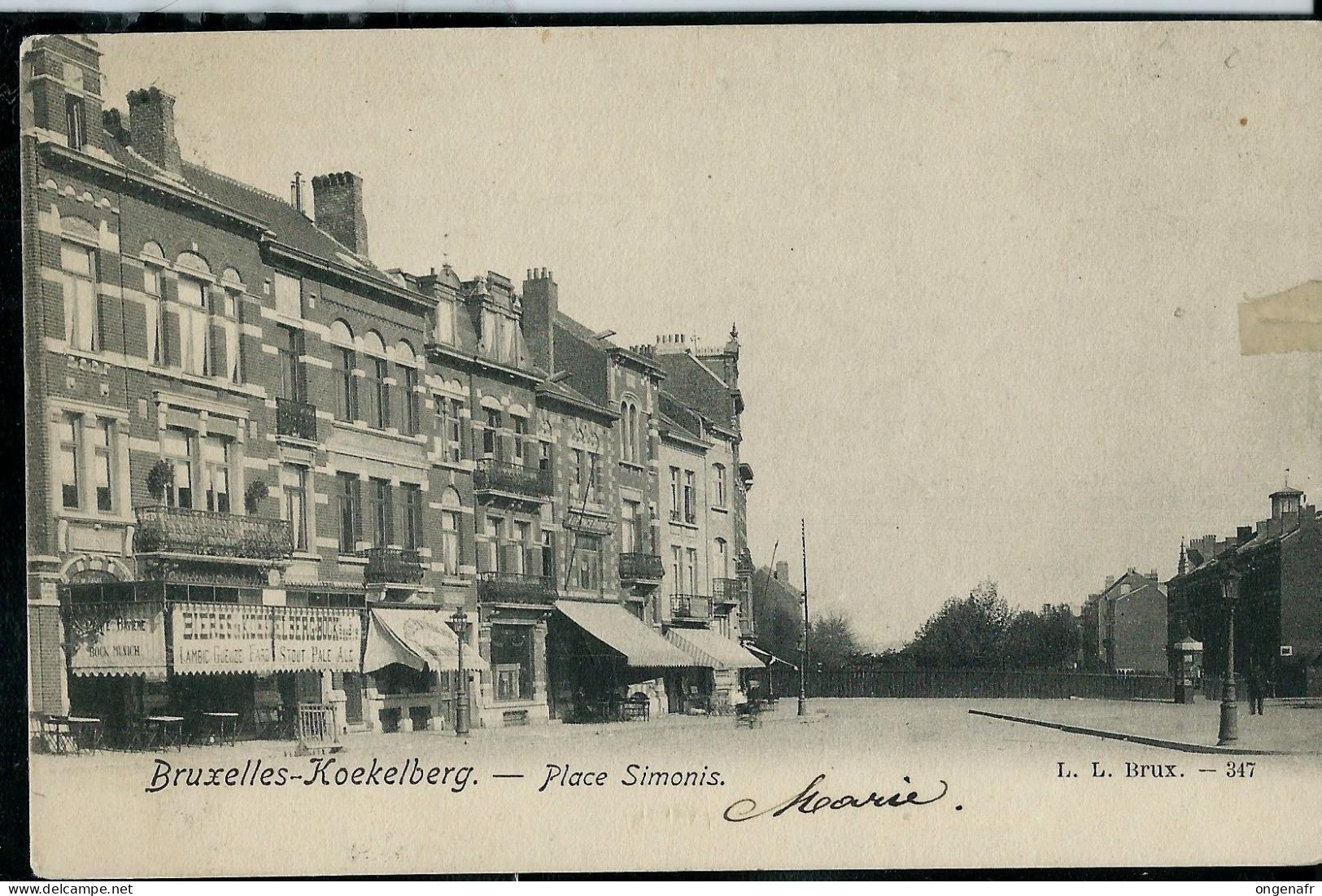 Place Simonis  - Obl. : 1906 - Koekelberg