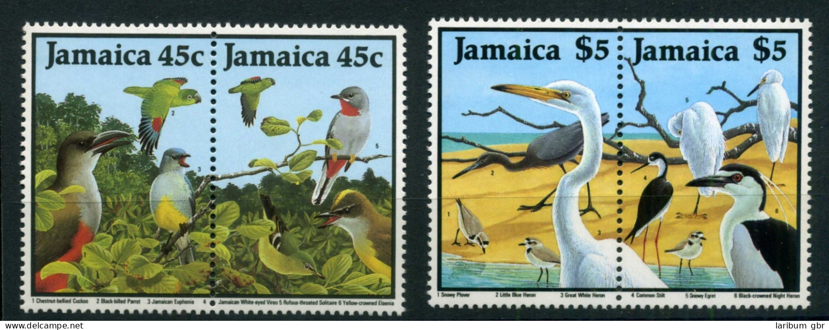 Jamaika 687-90 Postfrisch Vögel #JC588 - Jamaica (1962-...)