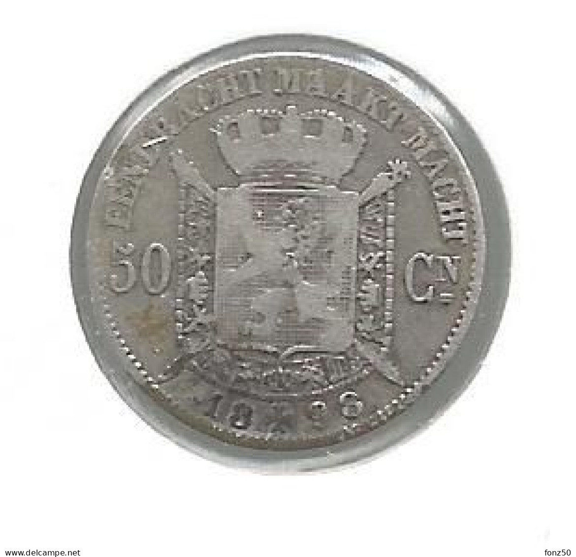LEOPOLD II * 50 Cent 1898 Vlaams * Z.Fraai * Nr 11576 - 50 Centimes