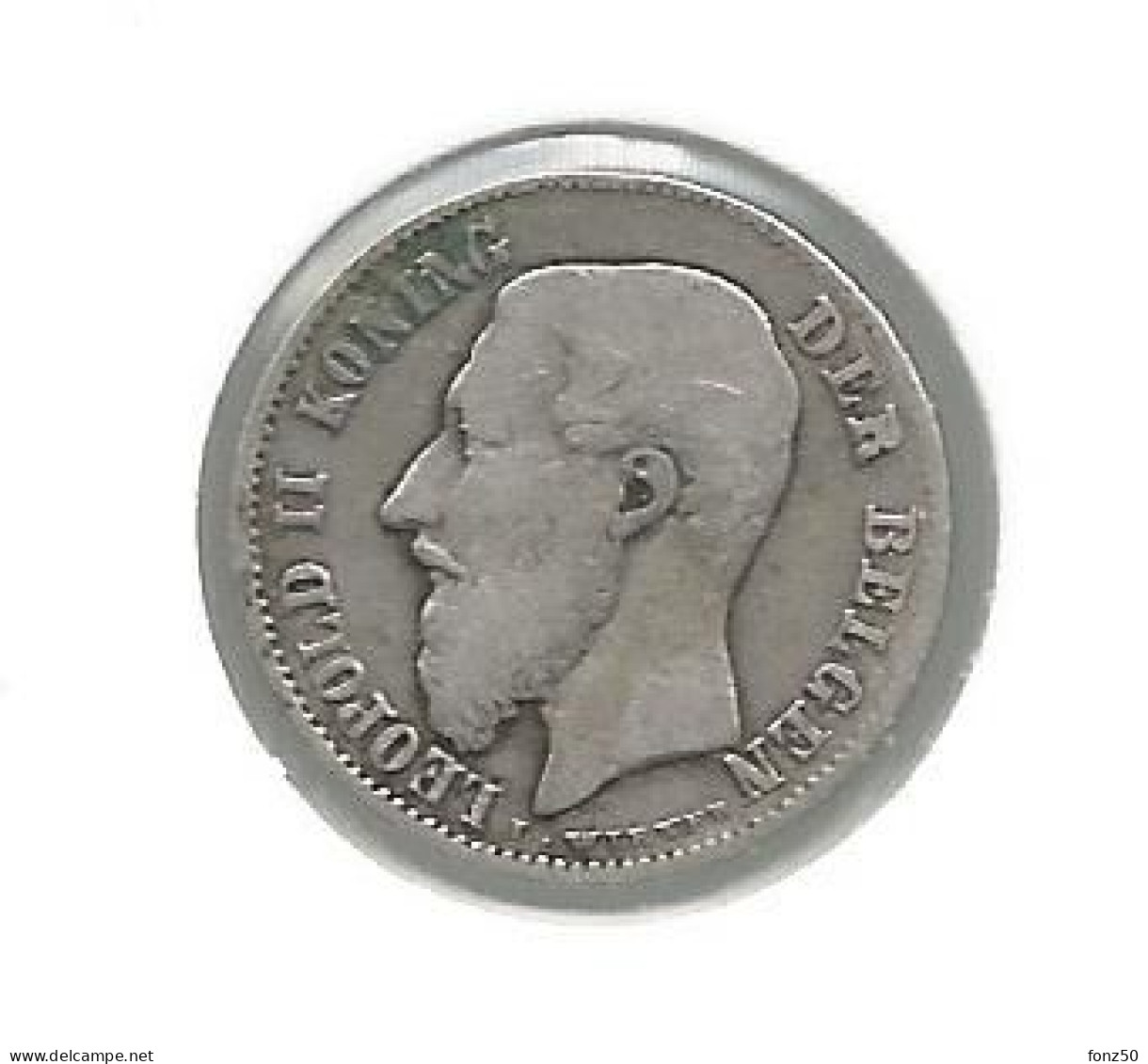 LEOPOLD II * 50 Cent 1898 Vlaams * Z.Fraai * Nr 11576 - 50 Centimes