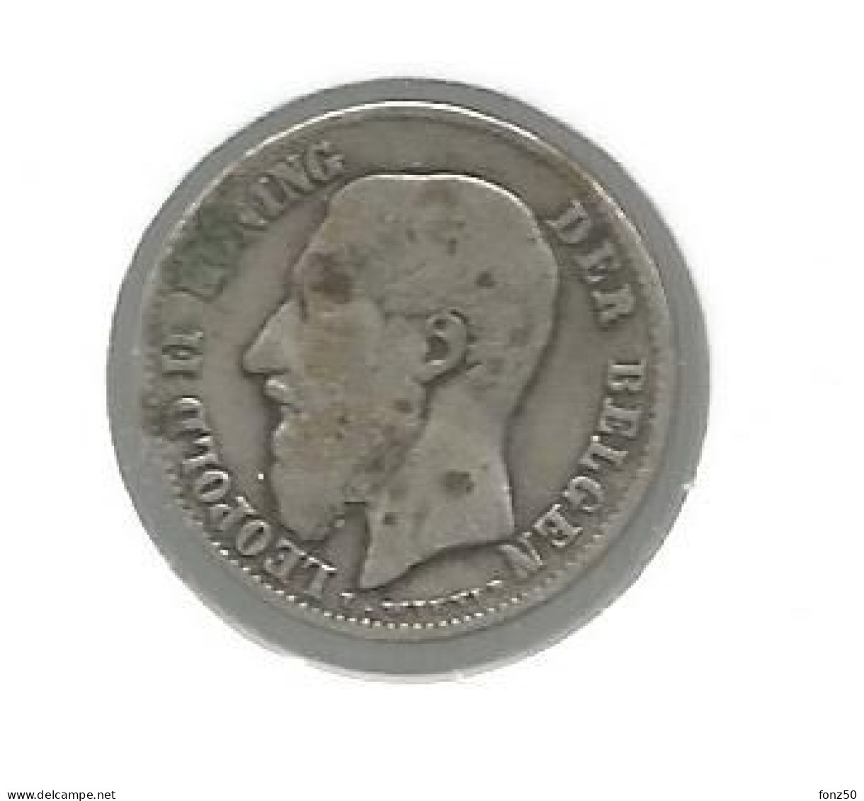 LEOPOLD II * 50 Cent 1898 Vlaams * Z.Fraai * Nr 11577 - 50 Centimes