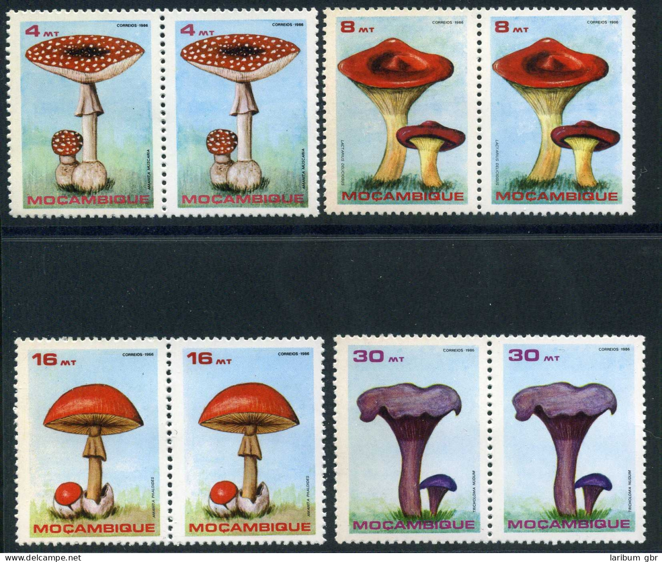 Mosambik 1057-60 Postfrisch Pilze #JS146 - Mozambique