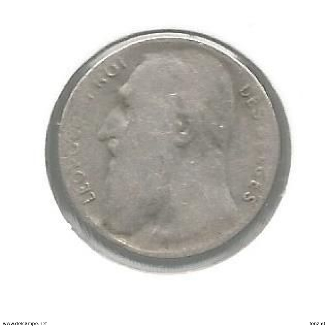 LEOPOLD II * 50 Cent 1901 Frans * Fraai * Nr 12578 - 50 Cents