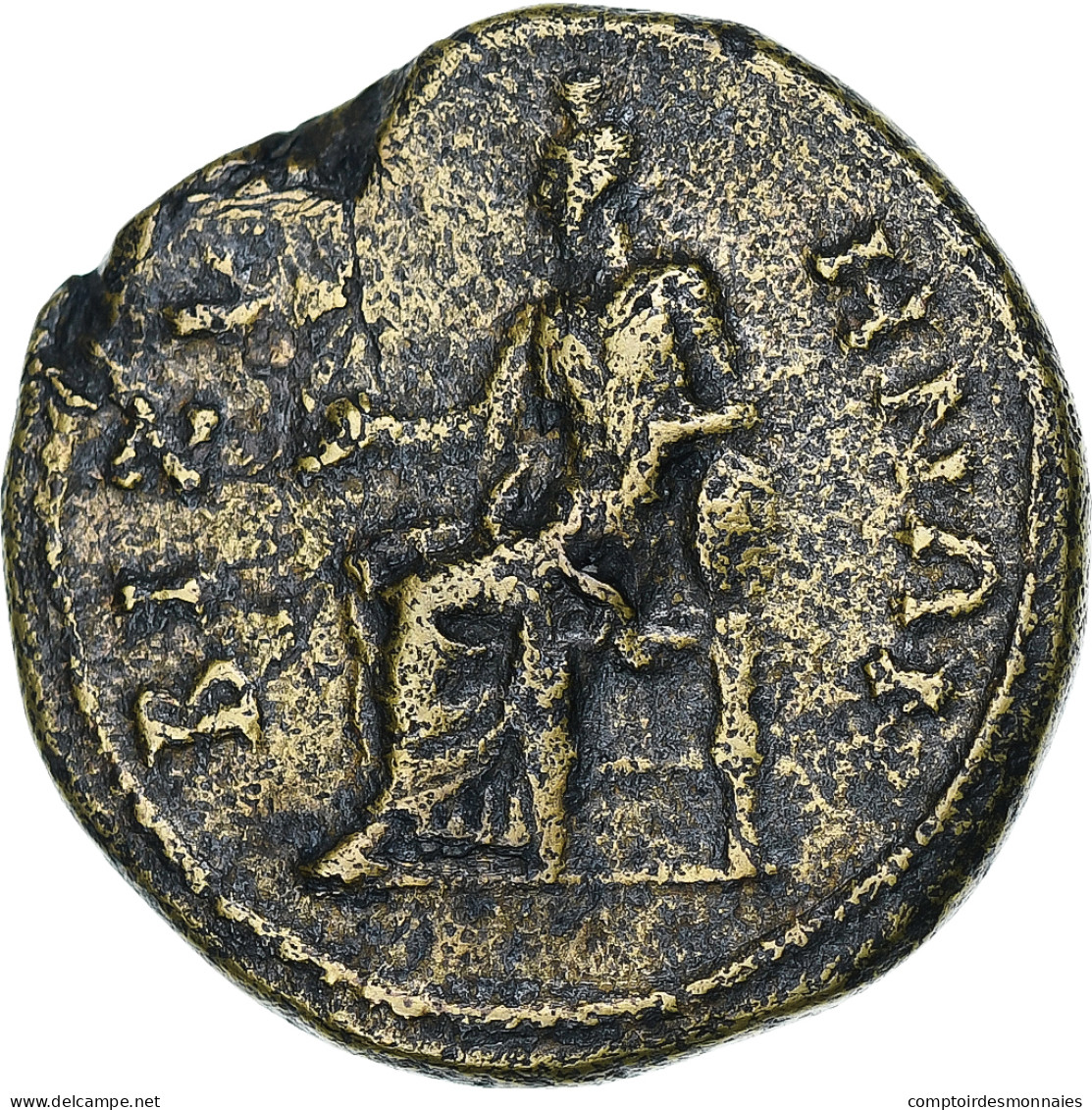 Thrace, Faustina II, Æ, 161-176, Bizya, Bronze, TTB, RPC:9310 (temp.) - Province