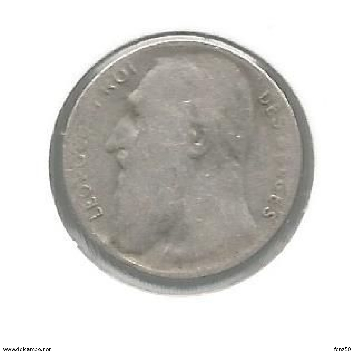 LEOPOLD II * 50 Cent 1901 Frans * Fraai * Nr 12579 - 50 Cents