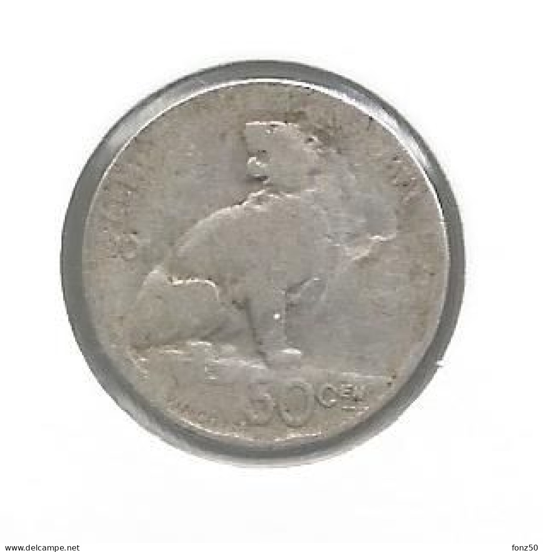 LEOPOLD II * 50 Cent 1901 Vlaams * Fraai * Nr 12581 - 50 Cents