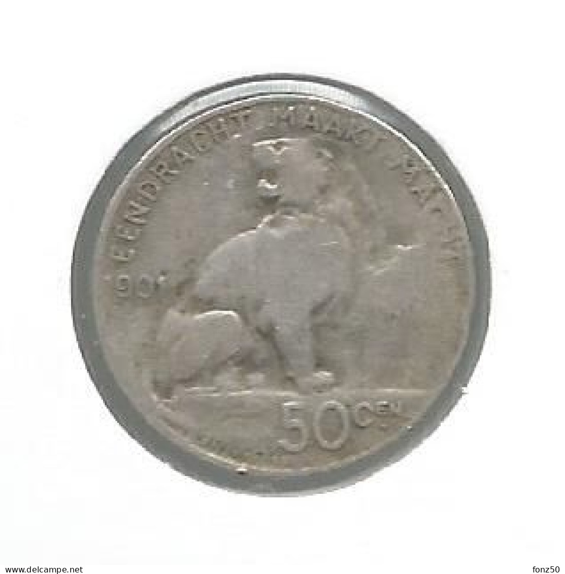 LEOPOLD II * 50 Cent 1901 Vlaams * Z.Fraai * Nr 12582 - 50 Cents