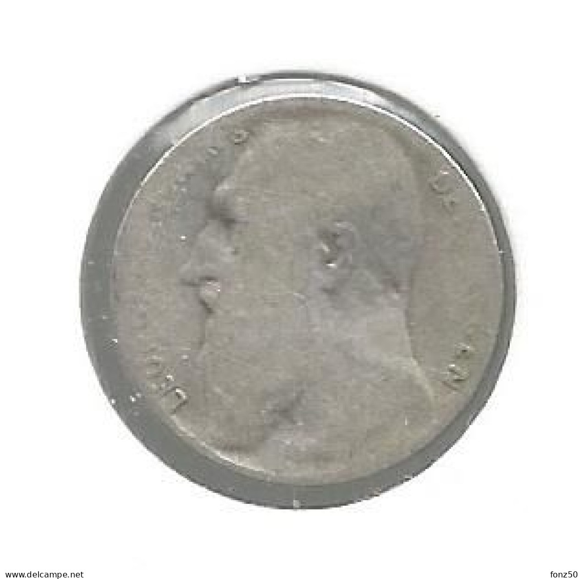 LEOPOLD II * 50 Cent 1901 Vlaams * Z.Fraai * Nr 12584 - 50 Cent