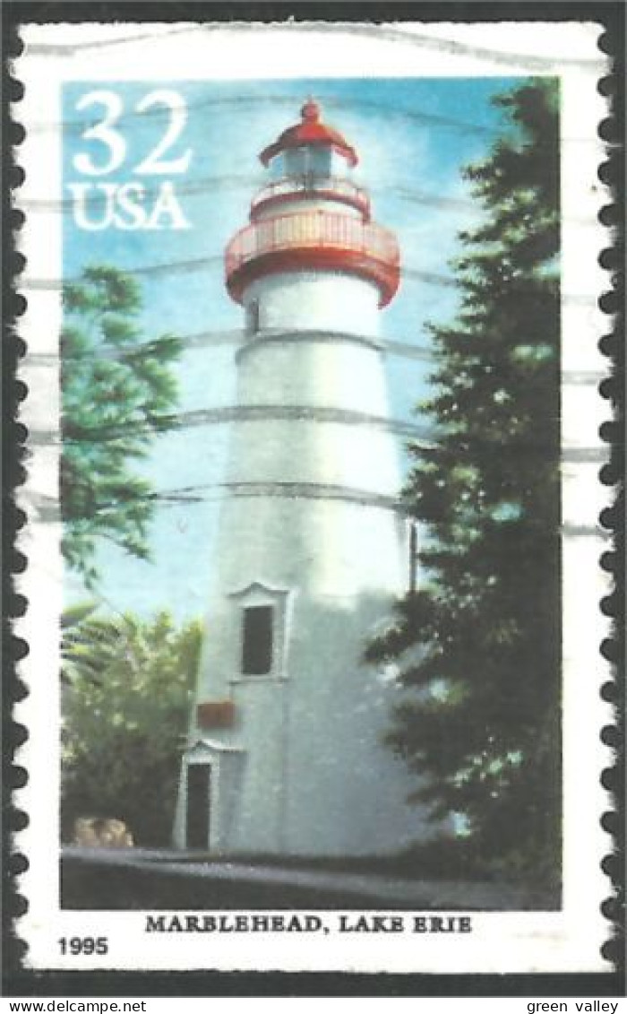 XW01-0563 USA 1995 Phare Marblehead Lighthouse Faro Lichtturm Vuurtoren Farol - Usados