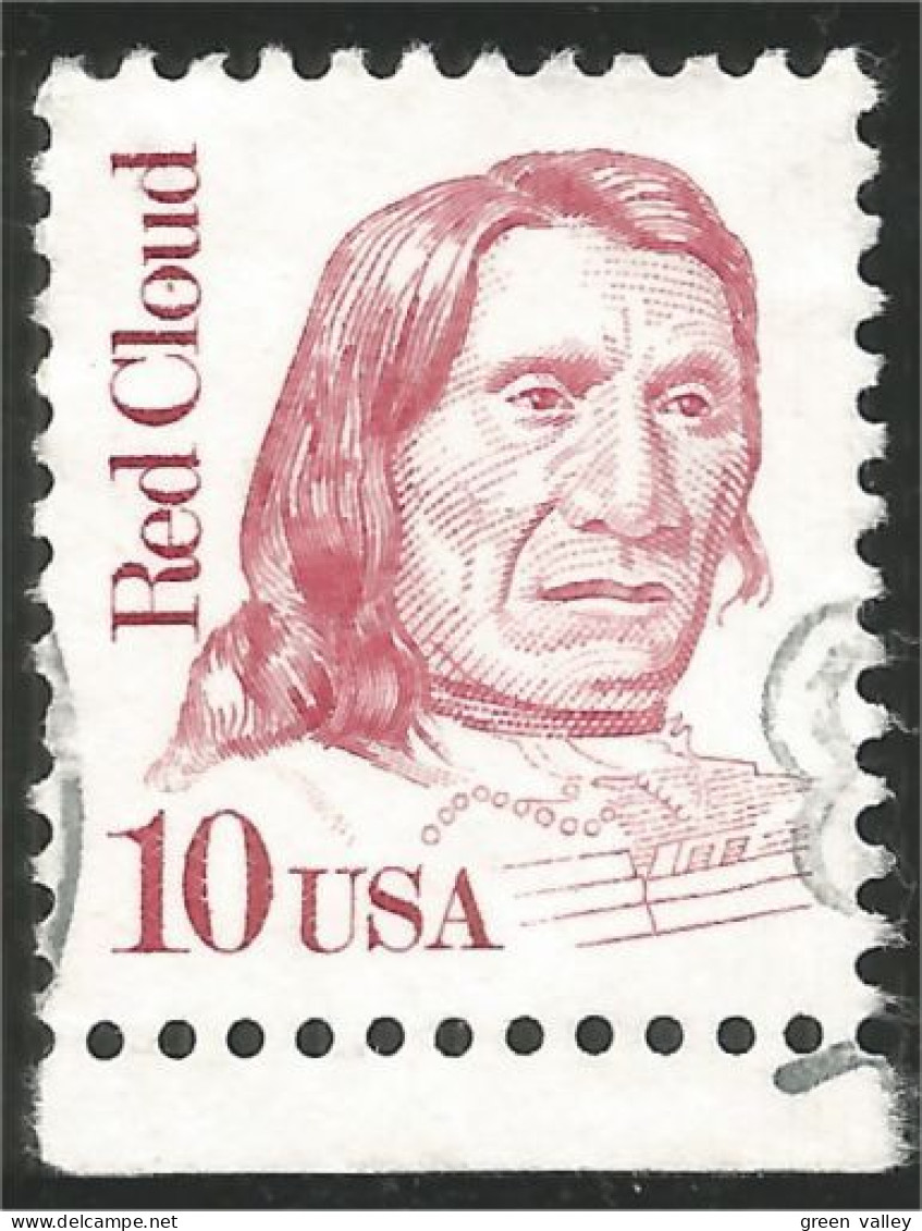 XW01-0422 USA Red Cloud Chef Indien Indian Chief - Indianen