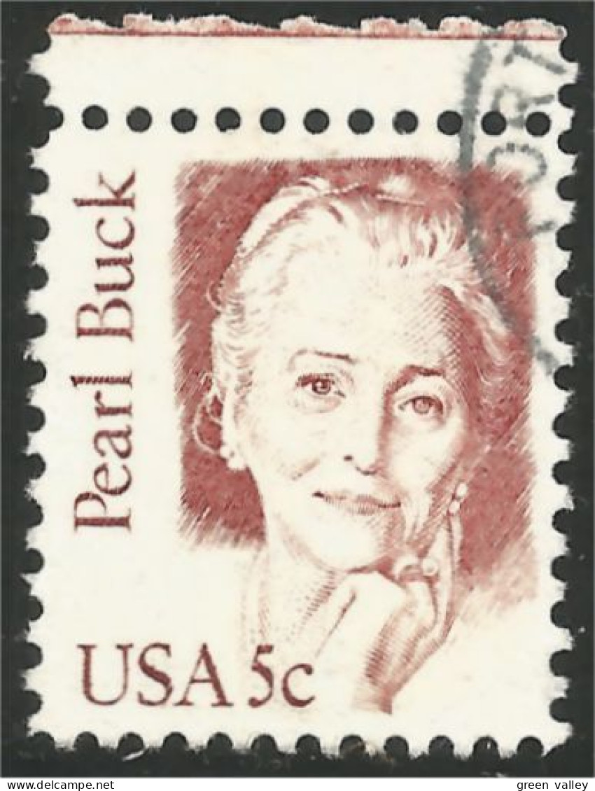 XW01-0415 USA Pearl Buck Ecrivain Writer Femme Woman - Beroemde Vrouwen
