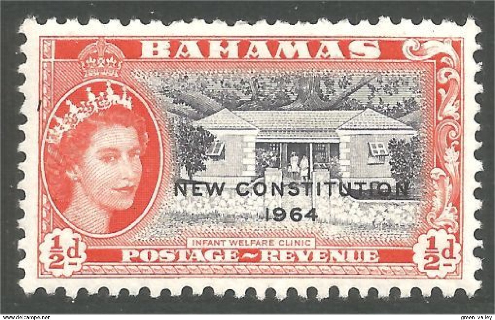 XW01-0220 Bahamas Queen Elizabeth Maternité Infant House MH * Neuf - Altri & Non Classificati