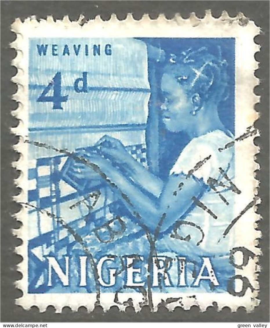 XW01-0756 Nigeria Weaver Textile Tisserand Tissu  - Nigeria (1961-...)