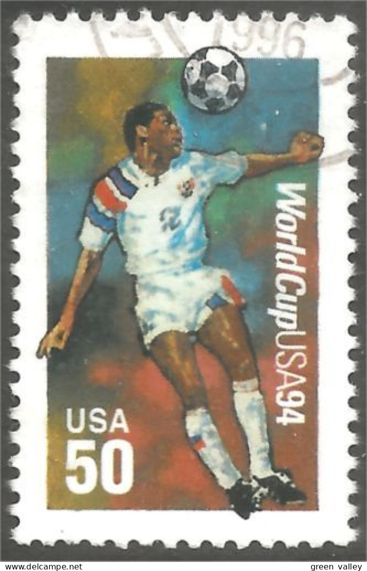 XW01-0715 USA 1994 Football Soccer 50c World Cup Coupe Monde - Usati