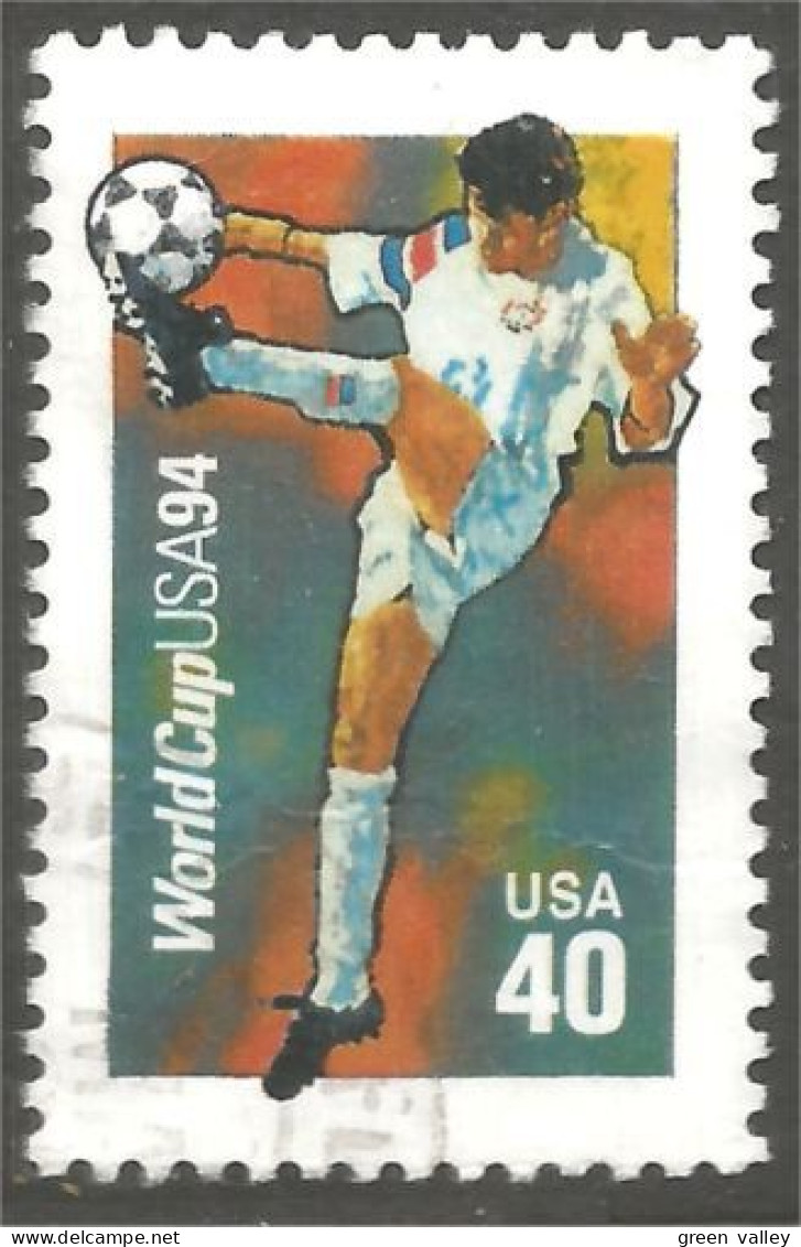 XW01-0712 USA 1994 Football Soccer 40c World Cup Coupe Monde - Usati