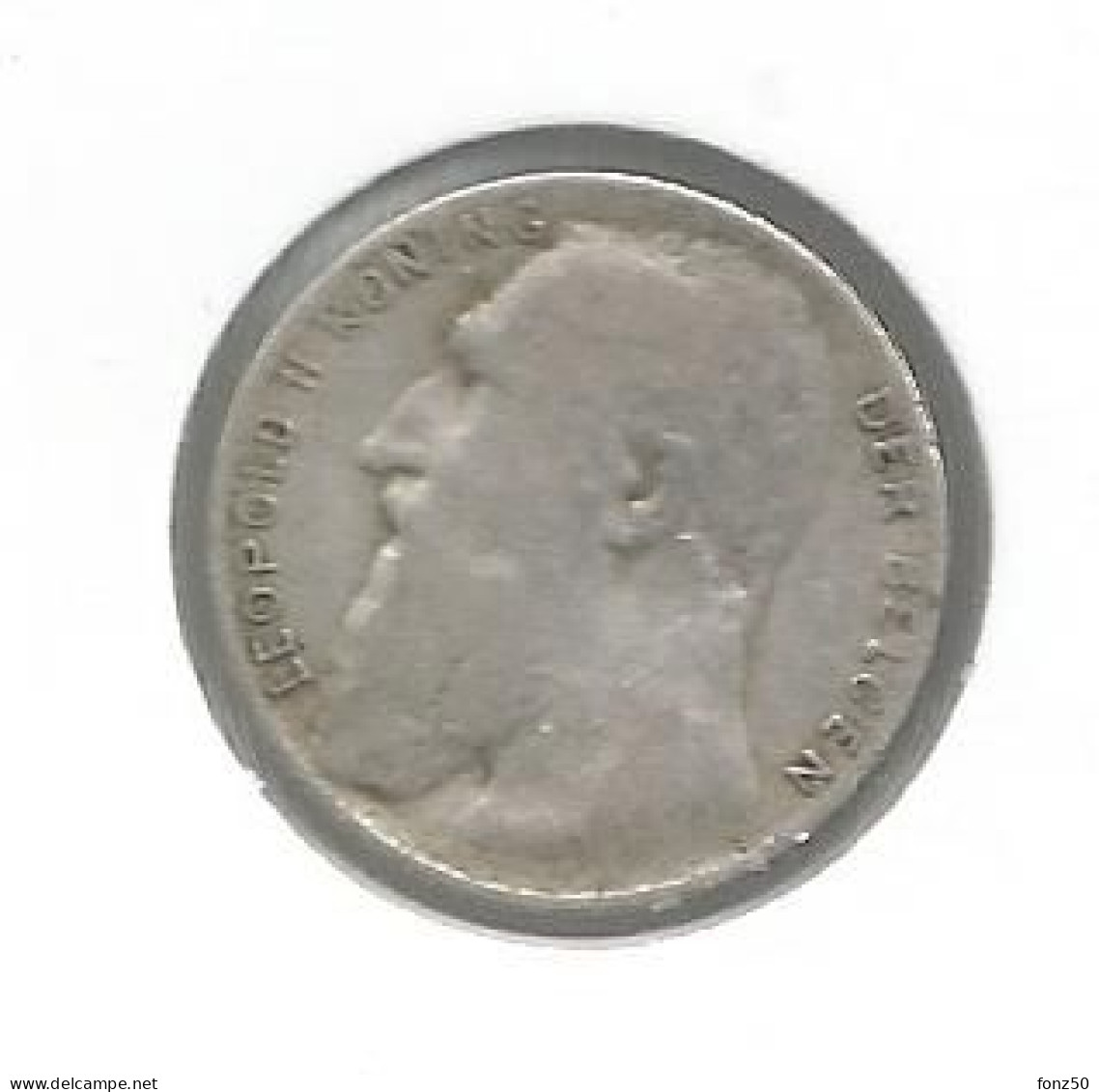 LEOPOLD II * 50 Cent 1901 Vlaams * Z.Fraai / Prachtig * Nr 12585 - 50 Centimes