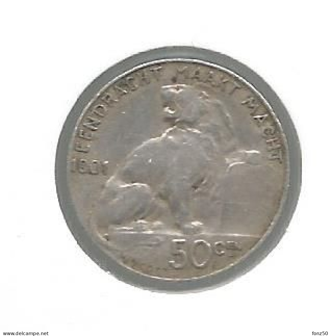 LEOPOLD II * 50 Cent 1901 Vlaams * Prachtig * Nr 12586 - 50 Cents