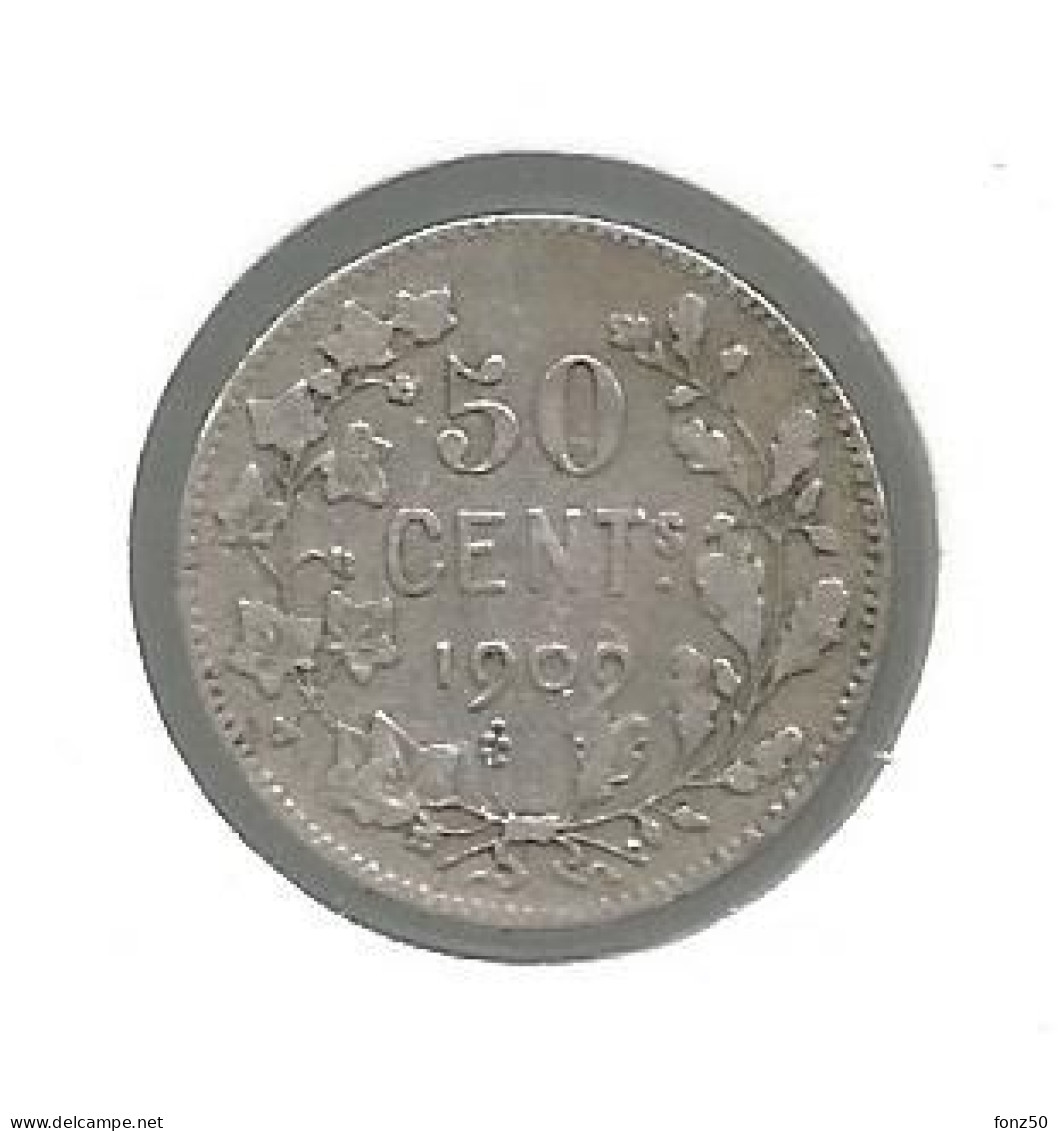 LEOPOLD 2 * 50 Cent 1909 Frans  Zonder Punt * Z.Fraai * Nr 12589 - 50 Centimes