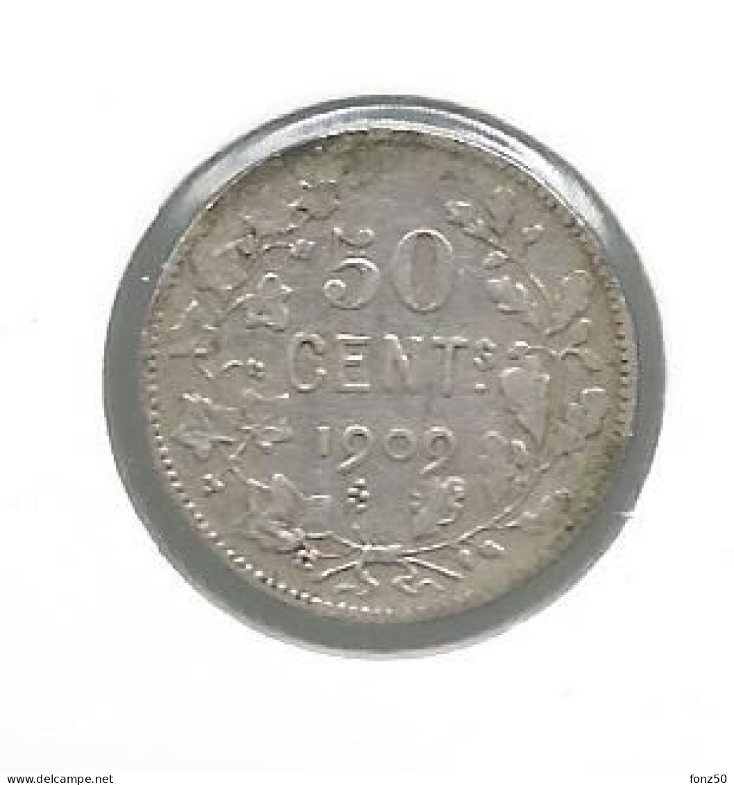 LEOPOLD 2 * 50 Cent 1909 Frans  Zonder Punt * Z.Fraai * Nr 12601 - 50 Centimes