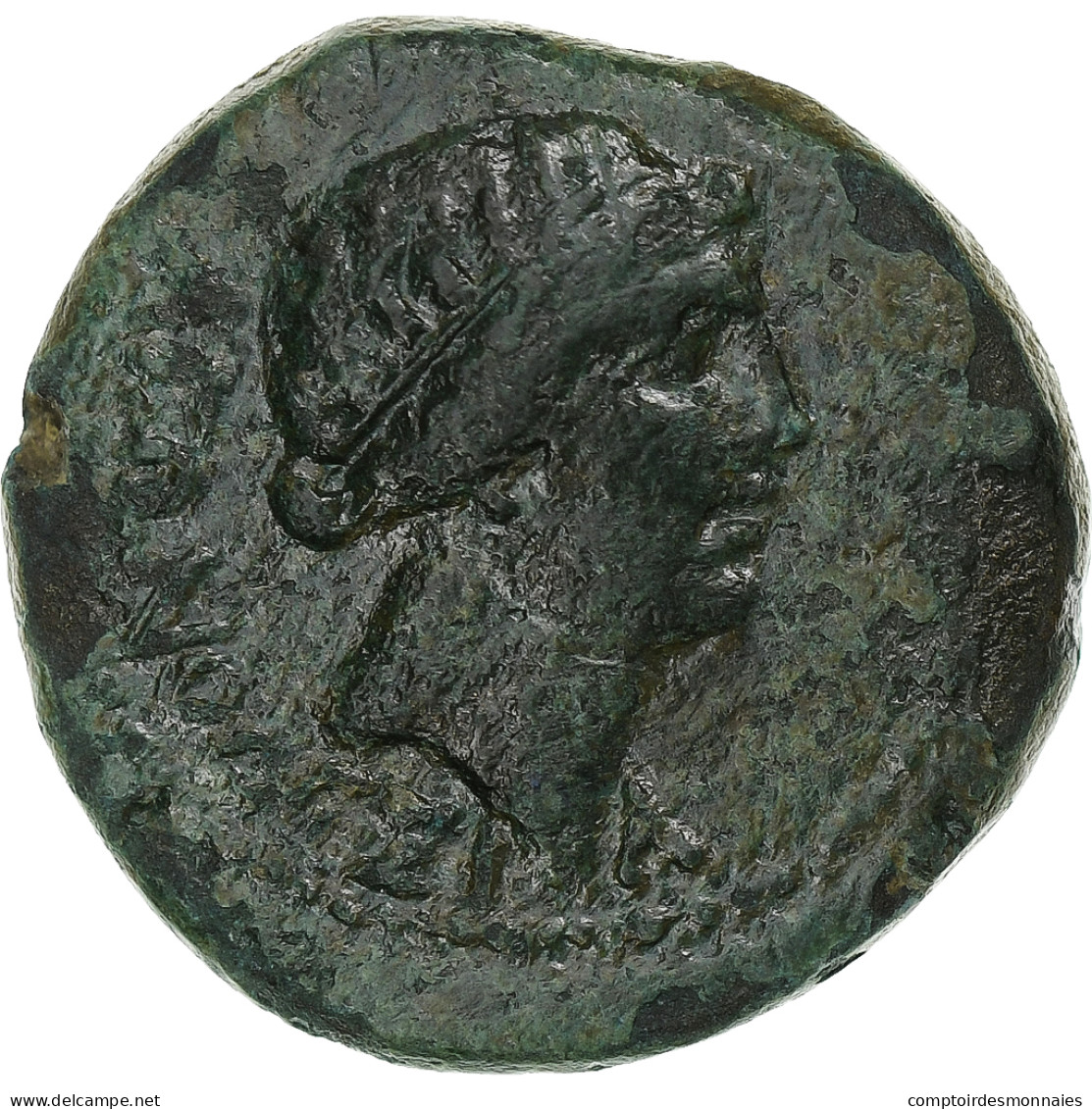 Macédoine, Marc Antoine & Octave, Æ, 37 BC, Thessalonique, Bronze, TTB - Province