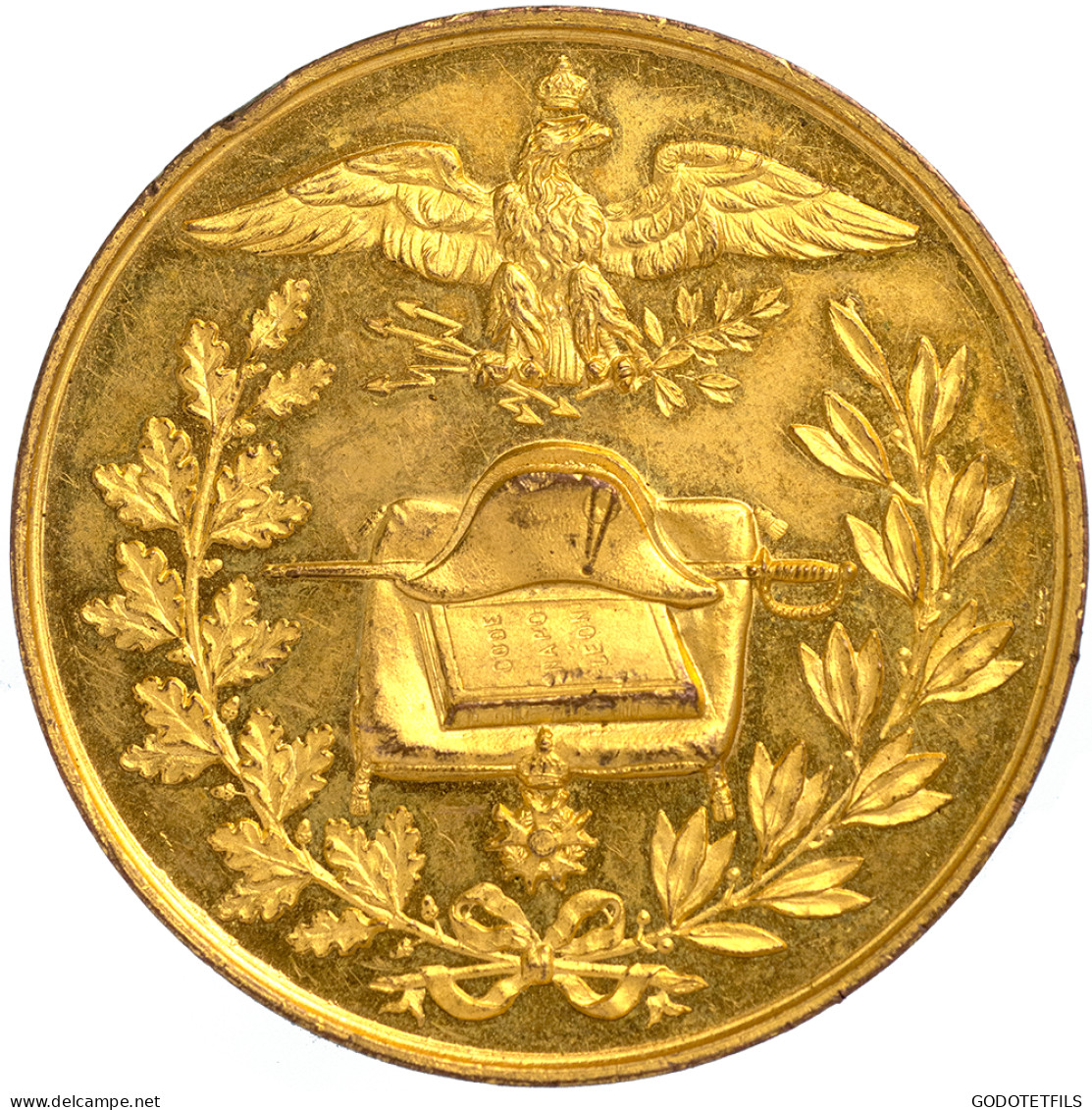 Médaille Centenaire De La Naissance De Napoléon Ier 1769-1869 - Royal / Of Nobility