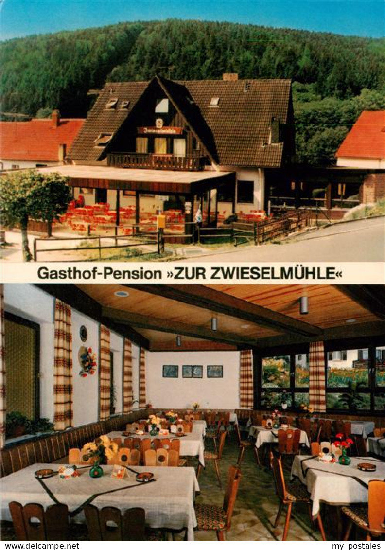 73958000 Zwiesel__Niederbayern Gasthof Pension Zur Zwieselmuehle Gastraum - Zwiesel