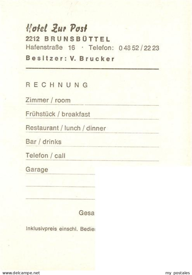 73957991 Brunsbuettel Hotel Zur Post Gastraeume - Brunsbüttel