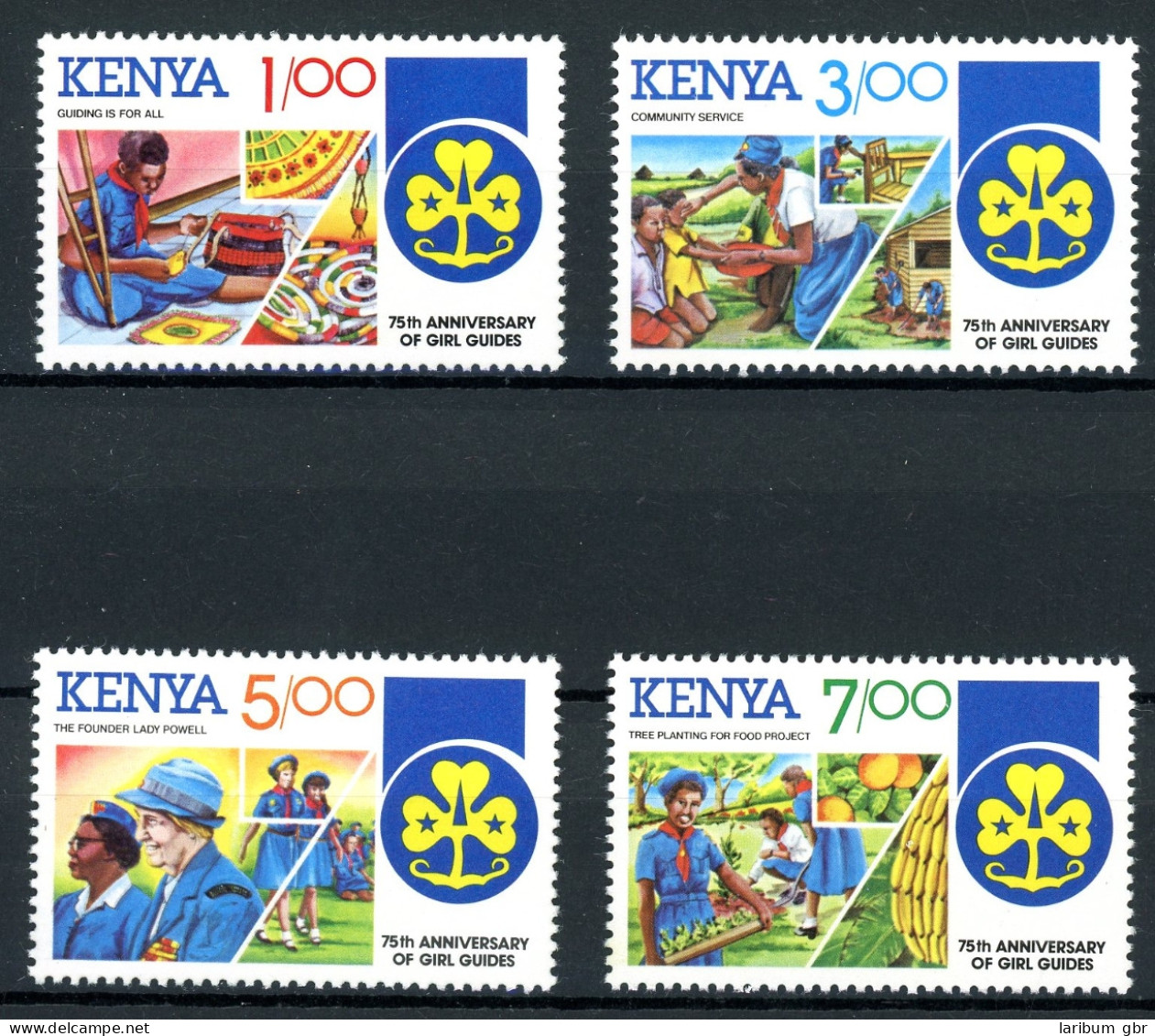 Kenia 322-325 Postfrisch Pfadfinder #IU893 - Kenia (1963-...)