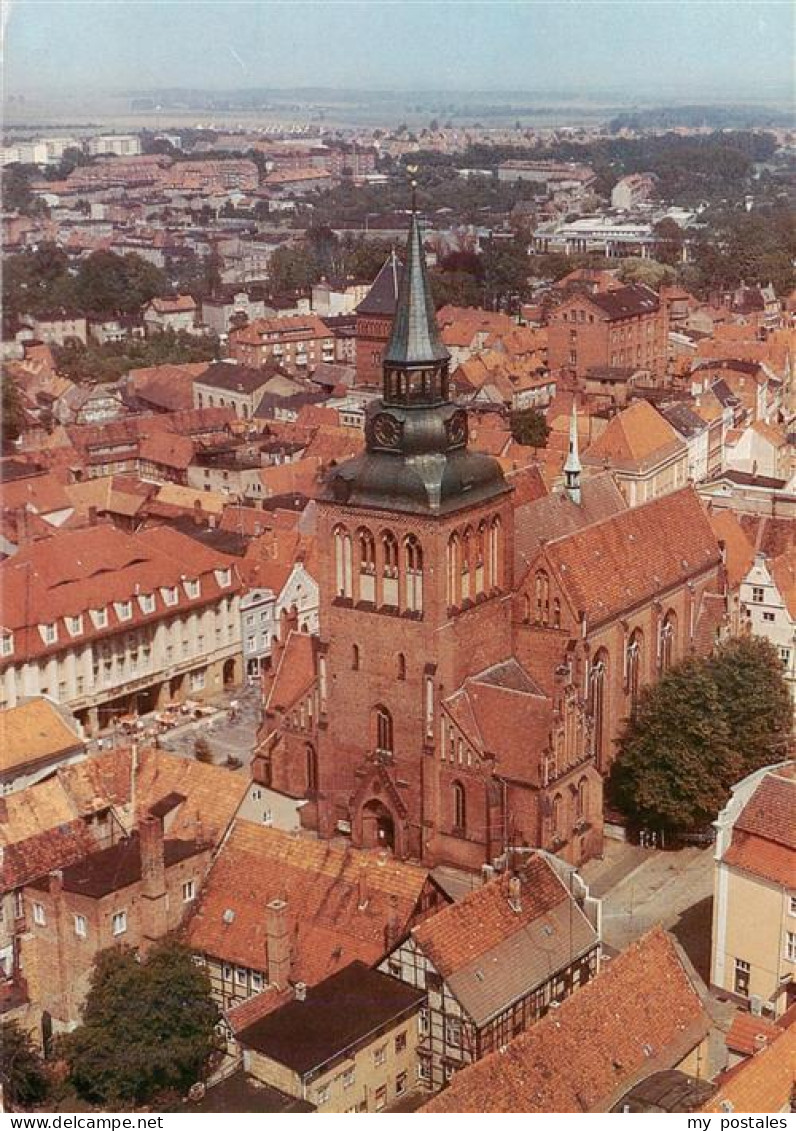 73957869 Guestrow_Mecklenburg_Vorpommern Stadt Und Pfarrkirche St Marien Flieger - Guestrow