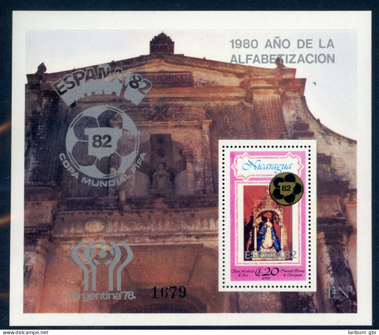Nicaragua Block 123 Postfrisch Olympiade #HL286 - Korea (...-1945)