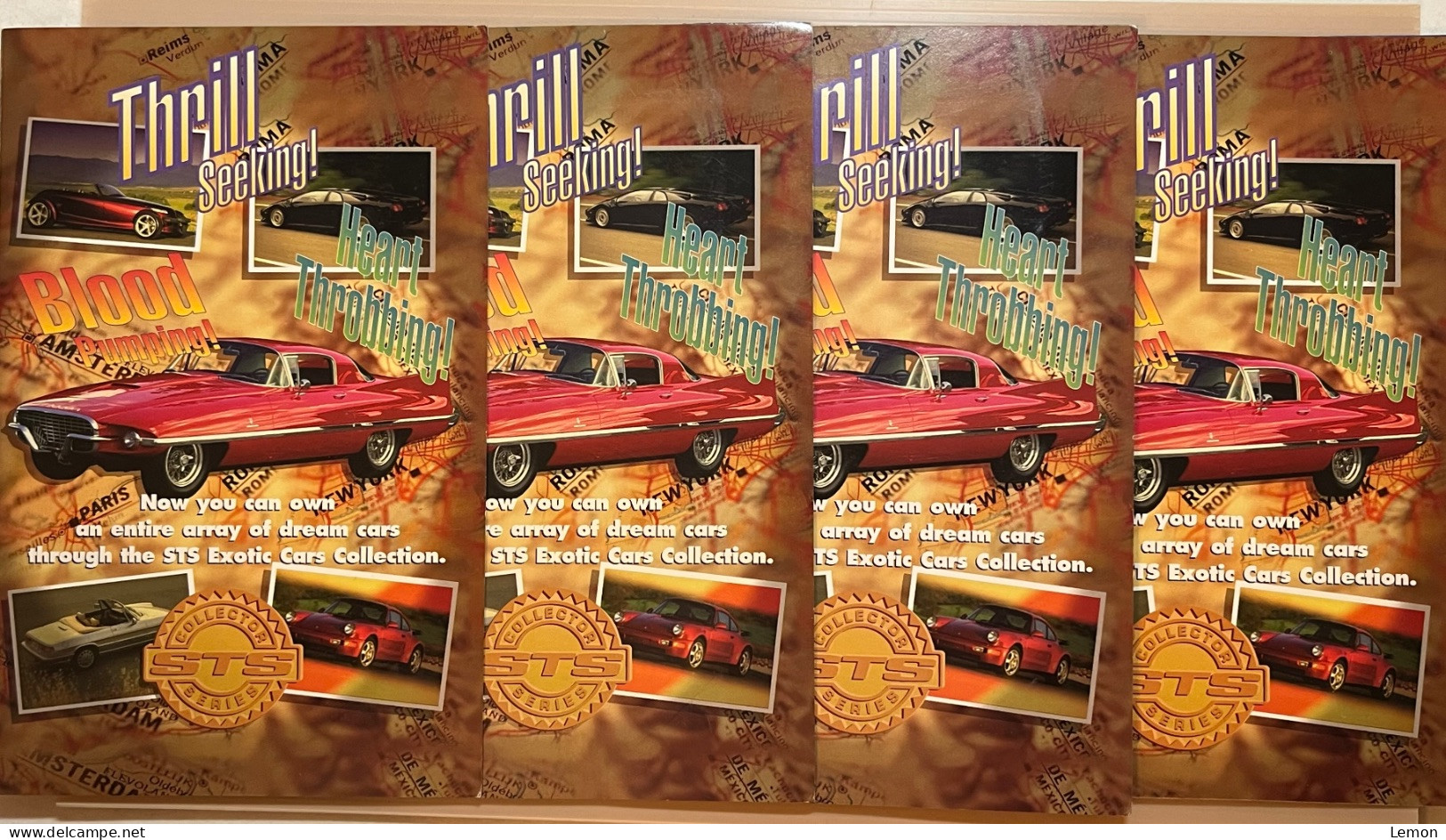 Mint USA UNITED STATES America Prepaid Telecard Phonecard, Collector Car Series- Exotic Cars, Set Of 12 Mint Card Folder - Andere & Zonder Classificatie